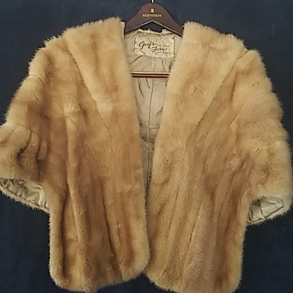 Grafs Furs Vintage Mink Cape/Stole